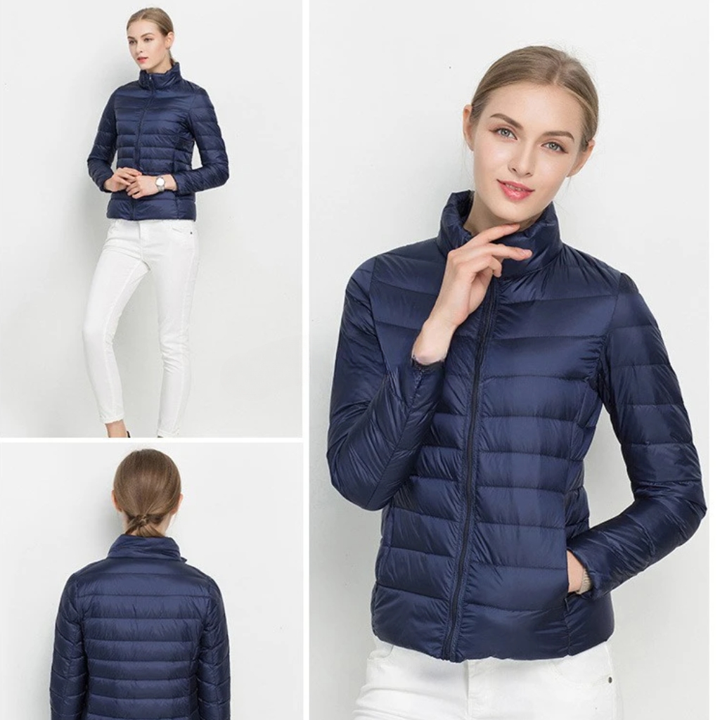 Jaqueta Puffer Feminina Ultraleve - Inverno 2024